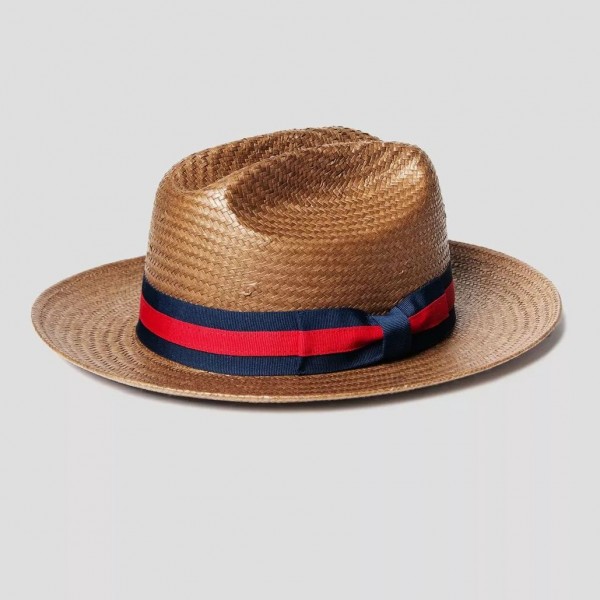 SG Miller Ranch Fedora Hat - Patriotic Straw