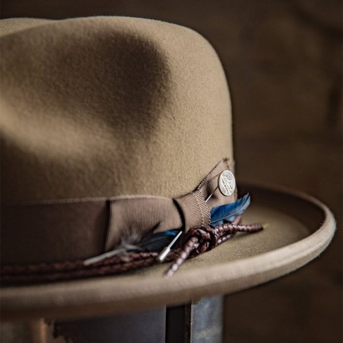 Lighter Warm Brown Fedora