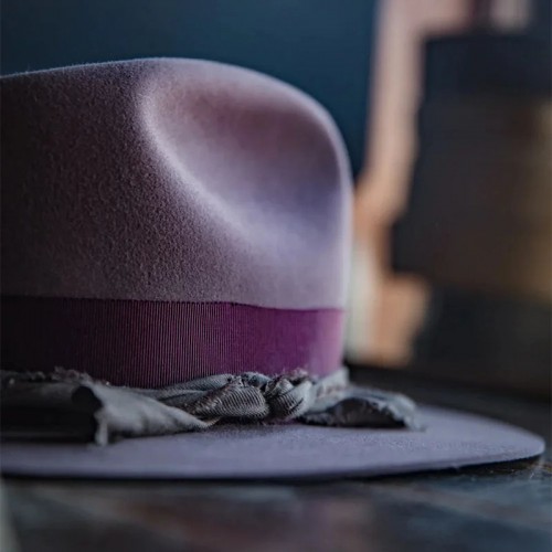 Bespoke Handmade Fedora - Special hat band-Pink-Colorful