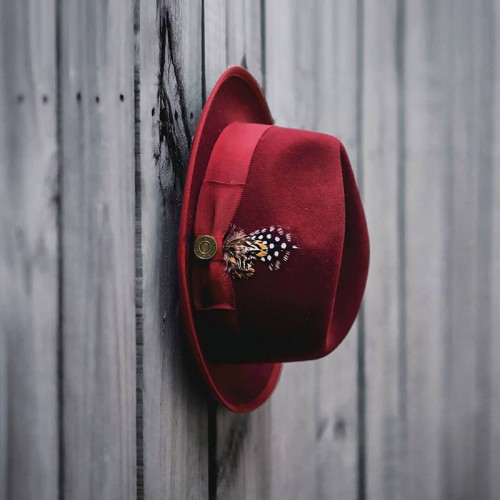 Nord Bikary Fedora – Burgundy