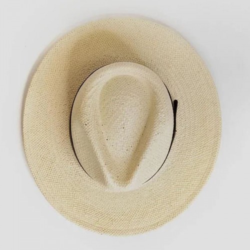 Geoffery Straw Fedora Hat – Natural