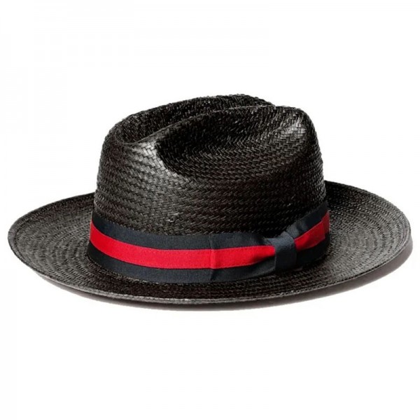 Nord SG Miller Ranch Fedora - Black Patriotic Straw Hat