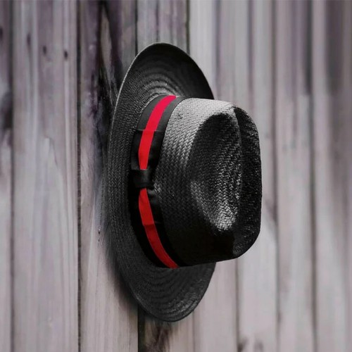 Nord SG Miller Ranch Fedora - Black Patriotic Straw Hat