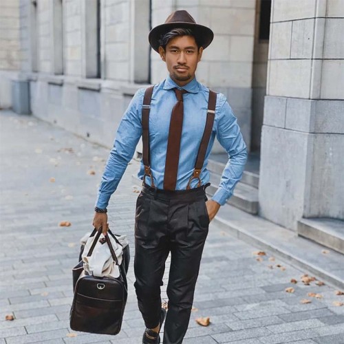 True Brown Band Wool Fedora Hat