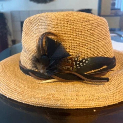 [New] Can Be Rolls Up For Packing- Goorin Handmade RAFFIA HAZE Fedora