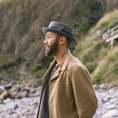 Jaxon & James Crushable Wool Pork Pie Hat - Grey