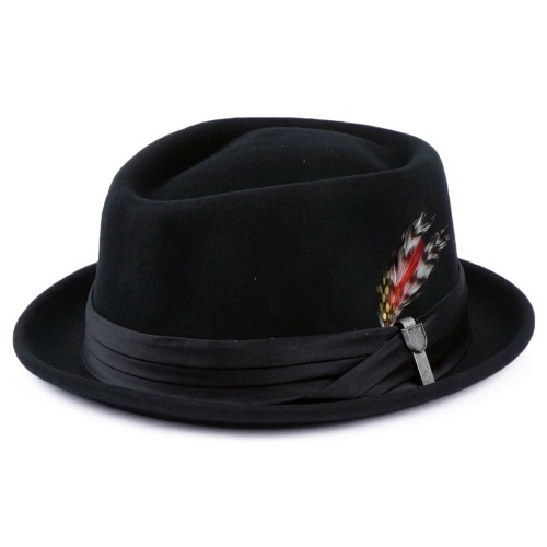 Brixton Hats Stout Wool Felt Pork Pie Hat