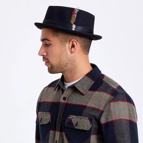 Brixton Hats Stout Wool Felt Pork Pie Hat