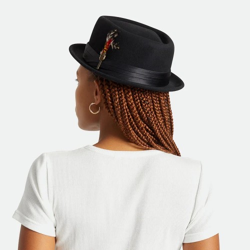 Brixton Hats Stout Wool Felt Pork Pie Hat