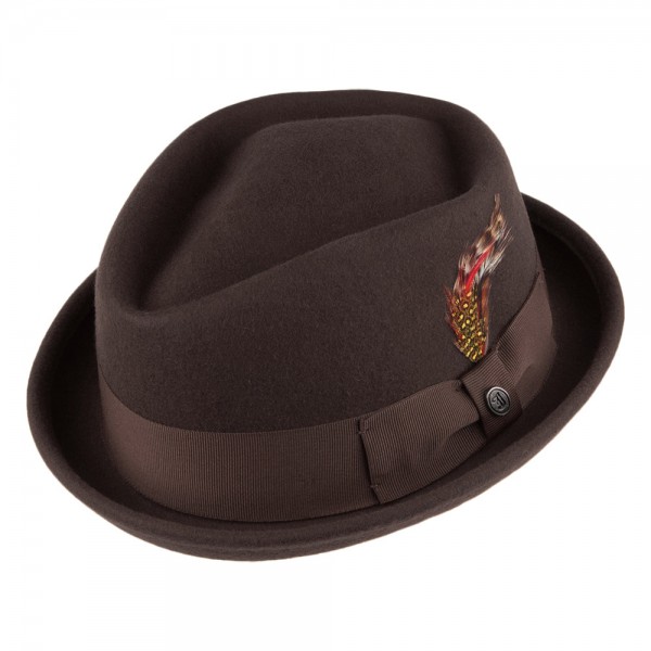 Jaxon & James Crushable Diamond Crown Pork Pie Hat