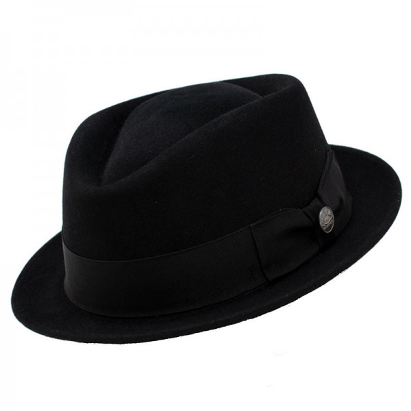 Vector One Fur Felt Pork Pie Hat - Black