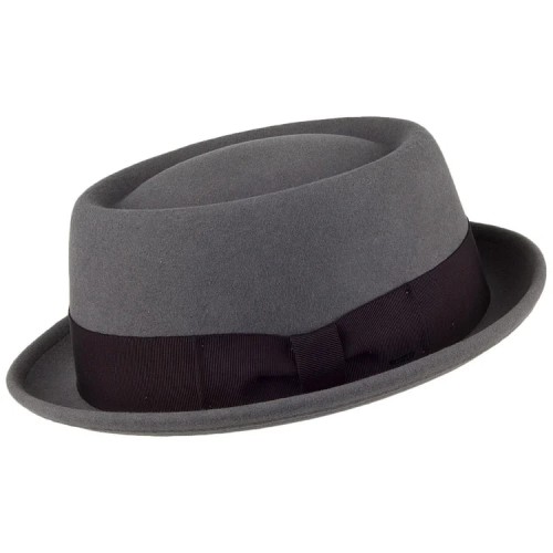 Darron Crushable Pork Pie Hat - Gunmetal