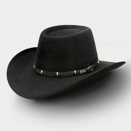 The Boss 100X Cowboy Hat-Black-3.5