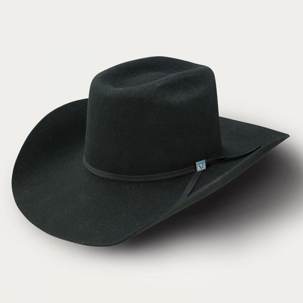 9TH ROUND 100X Premier Cowboy Hat - Black