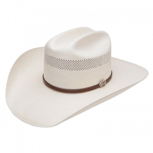 Cross Tie- Straw Cowboy Hat