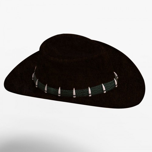 【NEW】Crocodile Teeth Cowboy Hat