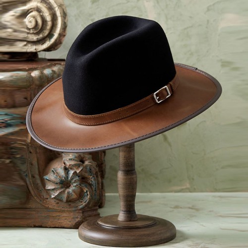 Pinnacle Wool Felt and Leather Safari Hat