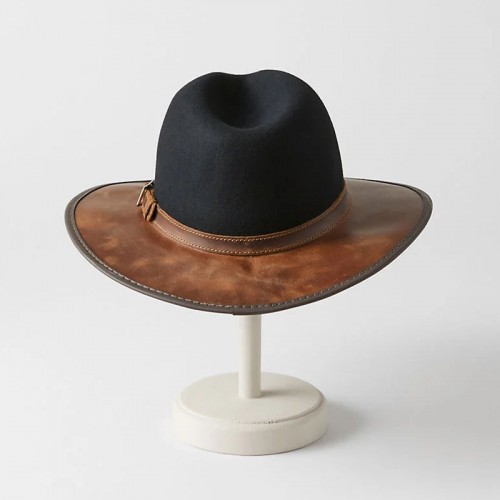 Pinnacle Wool Felt and Leather Safari Hat