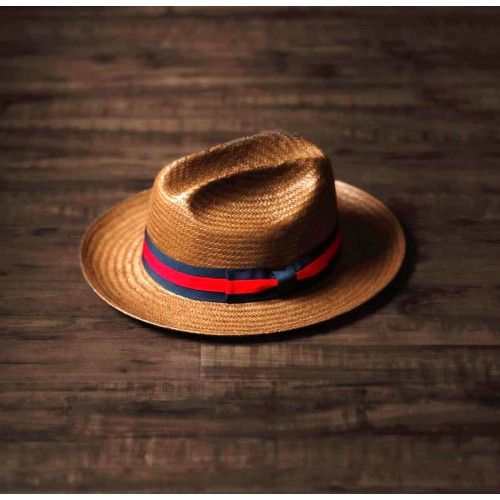 SG Miller Ranch Fedora Hat - Patriotic Straw