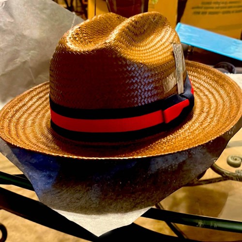 SG Miller Ranch Fedora Hat - Patriotic Straw